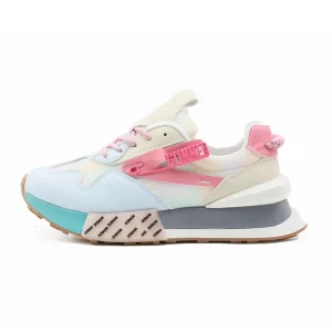 Casual Luxury Unisex Lace up Sneakers Men’s and Women’s Walking Shoes with Genuine Leather Lining and Cloth Upper