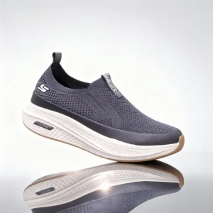 Casual Men’s Athletic Sneakers Breathable Mesh Cloth Upper All Seasons Lace-up Fashion Trend Sports Running Shoes