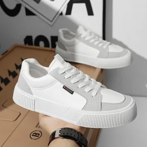 Casual Shoes Low Cut Trendy Mens Thick Soled Versatile Large Size Leisure Outdoor Sports Soft Sole Board