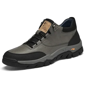 Casual Shoes Men’s Fashionable and Comfortable Leather Lace up Men’s Casual Shoes Comfortable Men’s Shoes