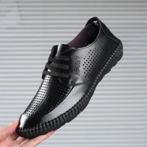 Casual Shoes for Men Low-top Breathable Sandals Business Hollow-out Men’s Sandals