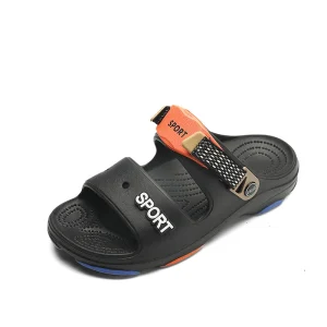 Casual Slides With Strap Hiking Sport Massage Soft Flat Men’s Beach Sandal Shoes for Outdoor