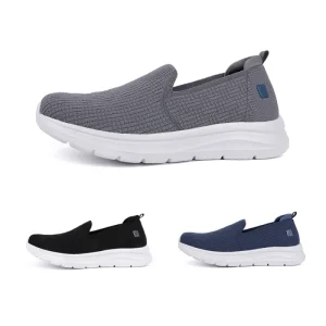 Casual Trendy Thin Mesh Low Top Men’s Shoes Lightweight Breathable Anti-Slippery Spring Autumn Outdoor
