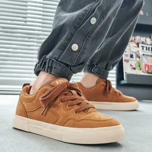 Causal Basic Custom Brand Casual Lace up Rubber Sneakers With Low Top Design Hiking Men’s Walking Shoes