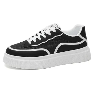 Causal Design Custom Casual Sports Lace-up Sneakers With Low Top Design Men’s Skateboarding Shoes