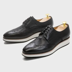 Chaussures En Cuir Handmade Men’s Formal Business Genuine Leather Shoes Breathable Dress Shoes Oxfords Party Shoes for Men