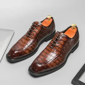 Chaussures Genuine Leather Upper Men’s Business Dress Shoes Office Walking Loafers Oxford Formal Leather Shoes for Men
