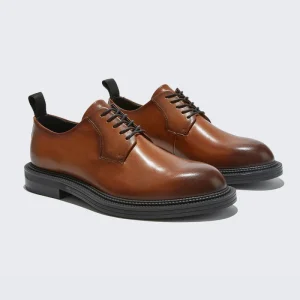 China Custom Formal Men Official Pure Leather Derby Shoes