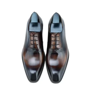 China Handmade Men’s Dress Shoes Formal Lace-Up Pointed Toe Footwear for Weddings Spring/Summer Seasons