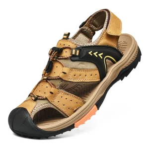 Classic Men’s Leather Fashion Sandals Beach Casual Daily Fisherman Sandals