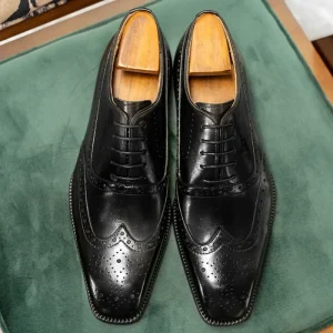 Classic Wedding Dress Shoes for Men Cow Genuine Leather Fashion Formal Shoes Men Chaussures Homme Office Party Dress Man Shoes