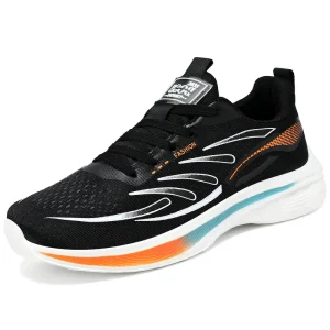 Comfortable Breathable Knit Upper Fashion Sports Men’s Shoes Trendy Athletic Casual Sneakers
