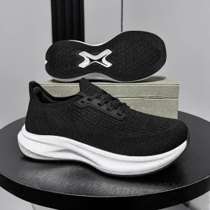 Comfortable Breathable Wide Toe Box Walking Shoes Mens Orthopedic Sneakers Custom Zero Drop Running Shoes
