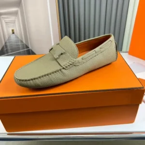 Comfortable Lightweight Durable EVA Midsole Non Slip Rubber Sole Business Casual Sneakers Men’s Genuine Loafers