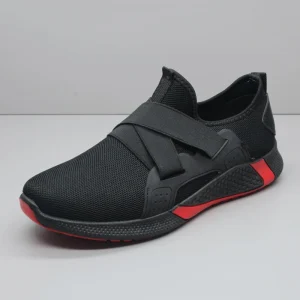 Comfortable Men’s Sneakers PVC Injection Outsole Breathable Mesh Lining Spring Autumn Walking Shoes
