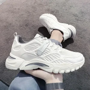 Comfortable Soft Sole Wear-resistant Athletic Walking Gym Fitness Sport Training Sneakers Men’s Casual Shoes