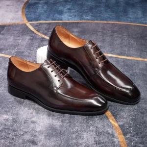 Cowhide Upper Dress Shoes Handmade Leather Men’s Genuine Leather Insole Fashion Wedding Office Business