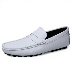 Cross Border New Style Loafers Men’s Korean Style Trendy Slip On Lazy Shoes Large Size Head Toe Summer Breathable Non Slip