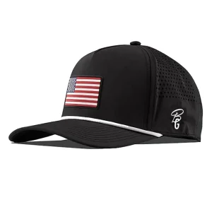 Custom 5 Panel Men’s Golf Baseball Caps Quick Dry Polyester Waterproof Laser Holes with Dot Pattern Mens Fit Gorras