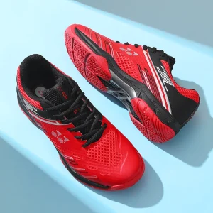 Custom Badminton Shoes for Men Women Shock Absorbing Breathable Design Non Slip Wear Resistant Professional Shoes