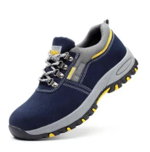 Custom Breathable Work Shoes Men’s Casual Sports Shoes Steel Toe Anti-puncture Lightweight Industrial Safety Shoes