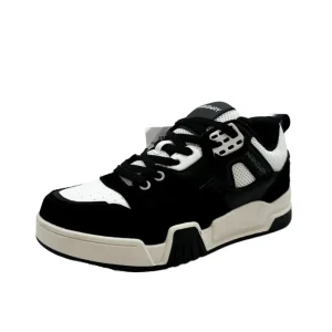 Custom Chunky Basketball Style Men’s Skateboarding Sneakers PU Logo Manufactured Walking Shoes with Custom Logo