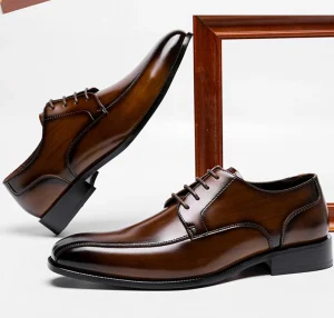 Custom Genuine Leather Office Formal Shoes Men Wedding Oxfords Dress Shoes