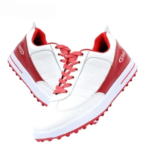 Custom Golf Shoes Men Shoes Waterproof Leather Spike Blank Golf Shoes