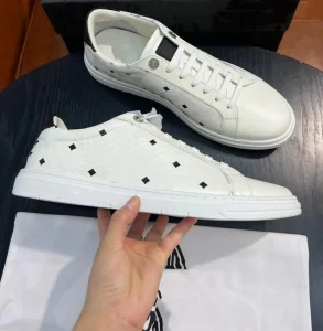 Custom High Quality Genuine Leather Luxury Unisex Sneaker White Men’s Casual Shoes