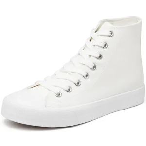 Custom Logo Canvas Sneaker High Top Men’s Casual White Canvas Shoes for Men New Style