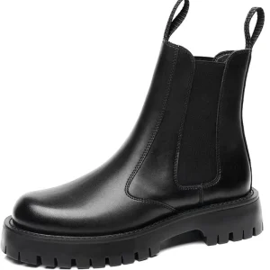 Custom Logo Chelsea Boots for Men Casual Genuine Leather Boots