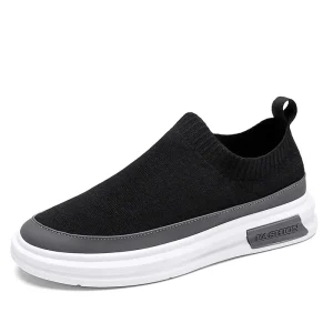 Custom Logo Low Top Slip on Men’s Fashion Sneakers Loafers Casual Walking Style Custom Running Shoes