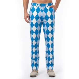Custom Logo Men’s Performance Golf Pants Slim Fit 4-Way Stretch Technical Trousers Lightweight Quick Dry Business Casual Pants