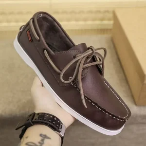 Custom Logo Ready Stock Genuine Leather Work Office Business Lace-Up Men’s Dress Shoes Rubber Outsole Lightweight Comfort