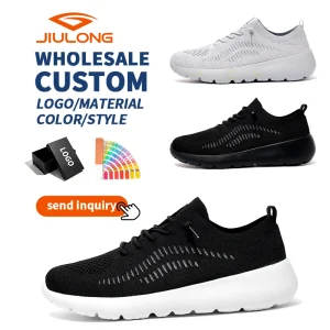 Custom Low Top Stylish Men’s Shoes Fashion Casual Shoes Lightweight Sneakers for Men Outdoor Walking Style Shoes