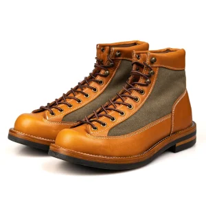 Custom Men’s Ankle Boots Men’s Genuine Leather Boots Casual Trend High Helper Shoes Single Boots Spring New Men’s Shoes