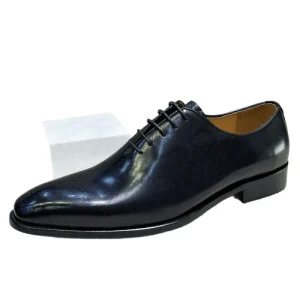 Custom Men’s Classic Office Dress Shoes Formal Shoes with Laces Handcrafted Oxford Style