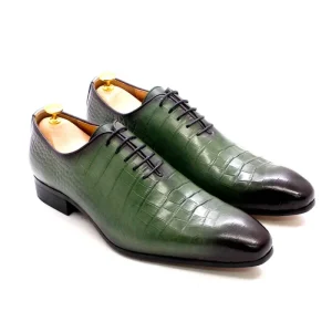 Custom Men’s Oxford Shoe Brand Hot Selling Business Pattern Embossed Leather Shoes Fashion Formal Casual Wedding Shoes