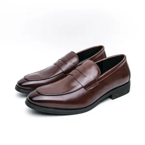 Custom Men’s PU Leather Loafers Office Casual Forma Fashion Footwear Wedding Party Dress Shoes Moccasin Driving Loafers