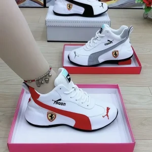 Custom Mens Sneakers Men’s PU Waterproof Sports Leisure Shoes Breathable Thick Soled Fashionable Walking Shoes Unisex