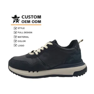 Custom Men’s Sports Sneakers Casual Running Shoes with Lace Up Closure Comfortable Mesh Lining