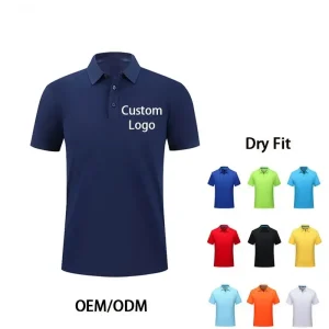 Custom Men’s T-Shirt Custom Embroidered Golf Polo Shirt Fashionable Casual Polo Shirt for Men
