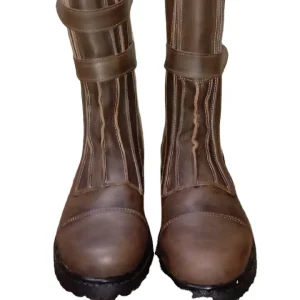 Custom Men’s Winter Ankle Lace Up Bright Thick Bottom Business Casual Wide Head Boots