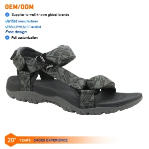 Custom Nylon Webbing Casual Walking Fisherman Outdoor Sports Man Beach Sandals Sandals for Men