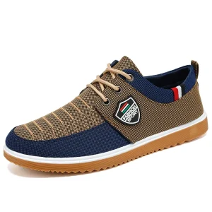 Custom Pattern Black Gray Canvas Shoes Slip on Men Casual Shoe