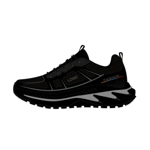Custom Quality Men’s Sport Running Shoes Light Weight Lace-Up Anti-Slip Barefoot Cushioning Comfort Spring Autumn