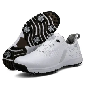 Custom Shoes Golf Clubs Leather Waterproof Golf Rubber Sole Golf Shoes