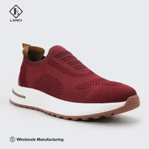 Custom Sneakers Manufacturer Handmade Knit Men Designer Shoes Luxury Designer Sneakers