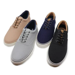 Custom Trendy High Quality Lightweight Non slip Flat Canvas Men’s Shoes