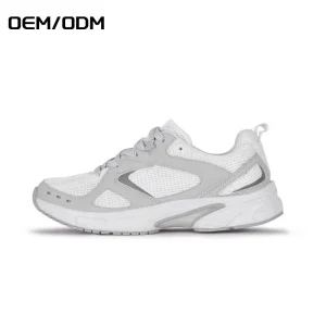 Customizable Men’s Mesh Athletic Sport Running Shoes Sneakers Winter Spring Autumn Use Anti Slip Factory Logo